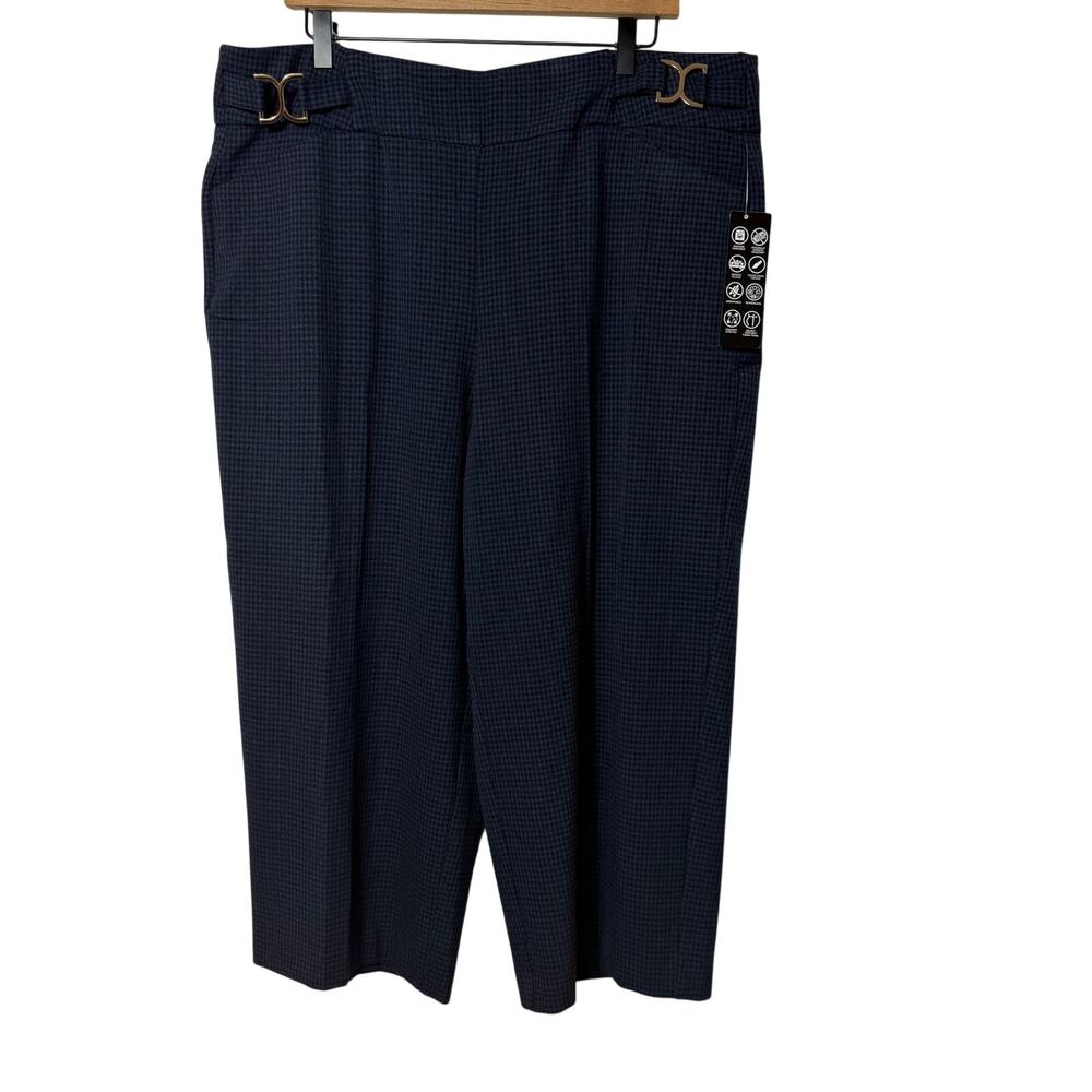 Investments Wide Leg Crop Pants Women's Size 18 NWT